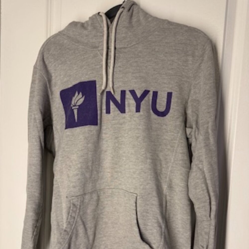 NYU New York University - Gray Hoodie